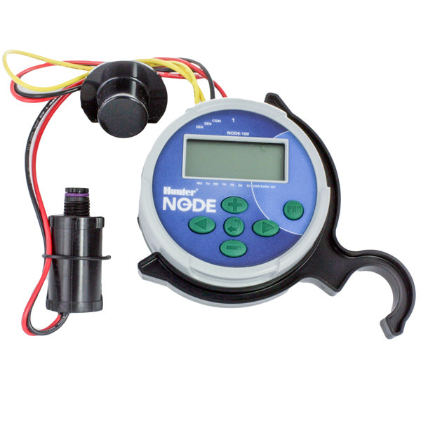 Hunter NODE Battery Operated Smart Irrigation Controller - Compatible with Hunter X2, XC, and Pro-C Models | Perfect for Lawn, Garden, and Landscape Watering Systems