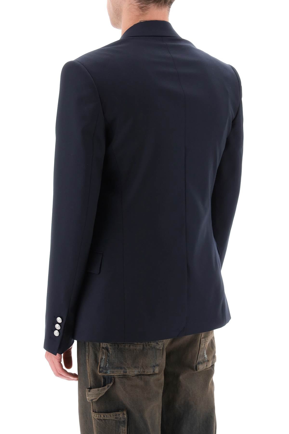 Balmain Wool Jacket with Ornamental Buttons - Luxury Winter Coat for Women, Elegant Outerwear for Office, Parties & Special Occasions