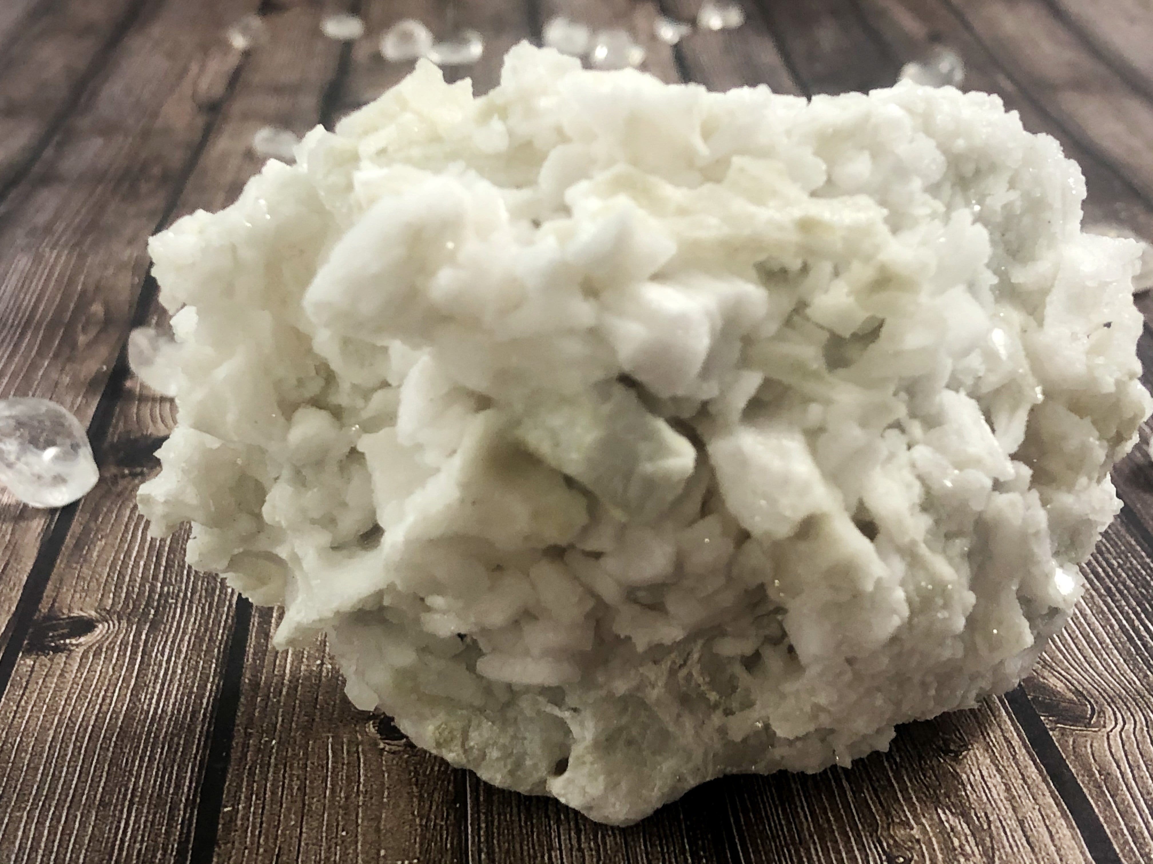 Natural Bulgarian Quartz and Calcite Crystal Specimen - Healing Stones for Meditation, Reiki, and Home Decor