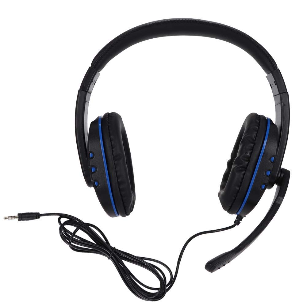 Premium Wired Gaming Headset with Noise-Canceling Mic - Ergonomic Over-Ear Headphones with 3.5mm Jack for PC, PS4, PS5, Xbox One & Nintendo Switch - Perfect for Competitive Gaming & Live Streaming