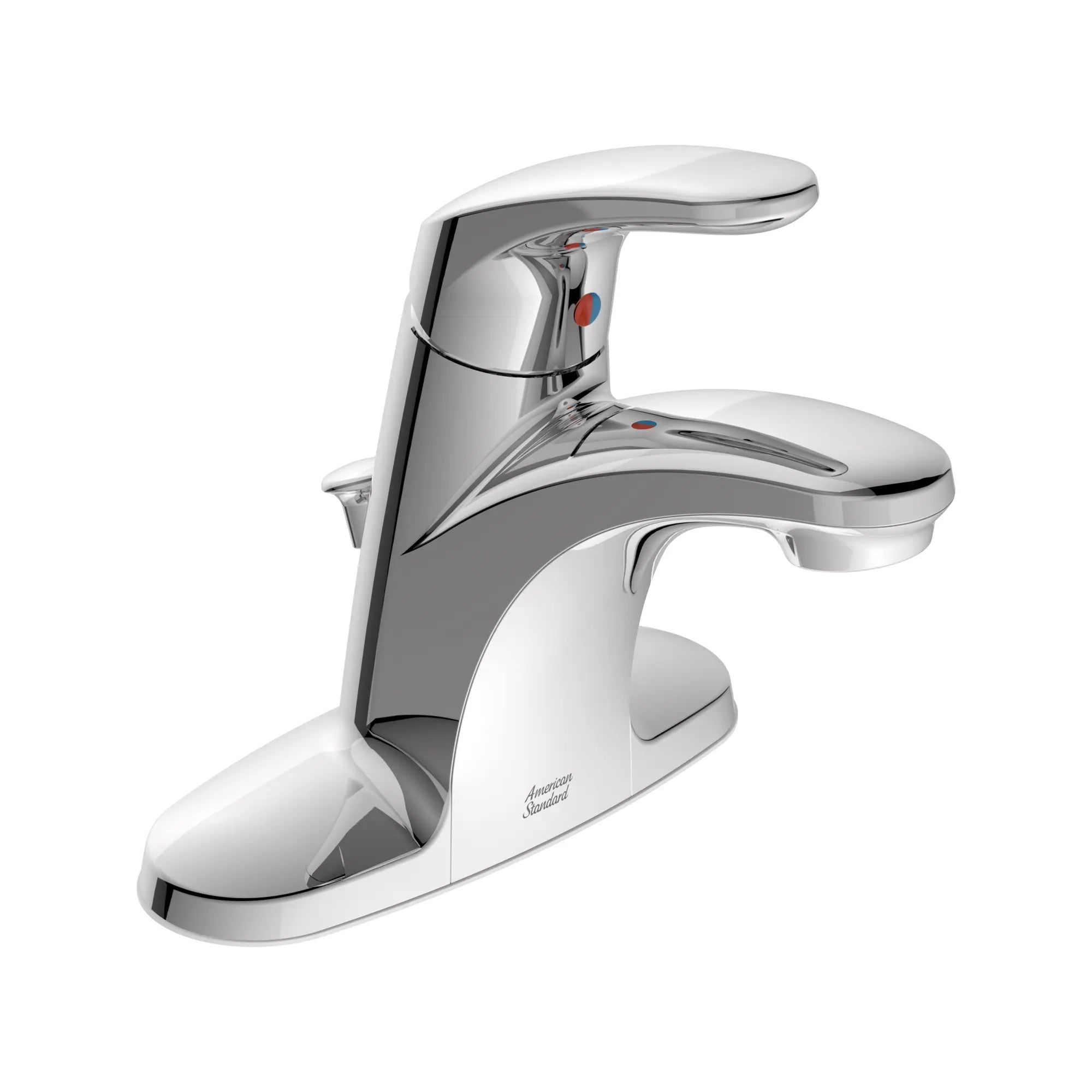 Colony PRO 4 Inch Centerset Single Handle Bathroom Faucet 1.2 GPM Water-Saving - Chrome Finish Lever Handle for Bathroom Sink Vanity - Perfect for Modern Home & Commercial Use