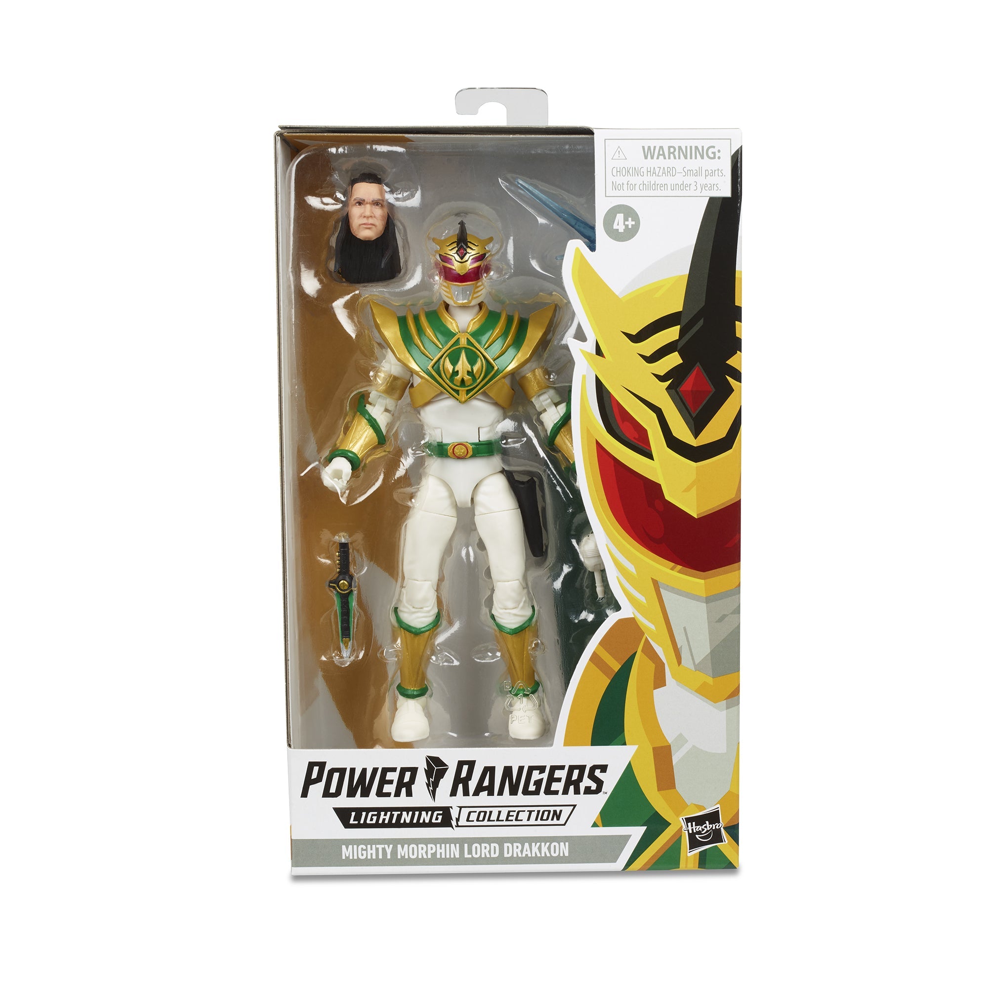 Mighty Morphin Power Rangers Lightning Collection Lord Drakkon 6-Inch Action Figure - Collectible Toy for Fans, Display & Play Scenes