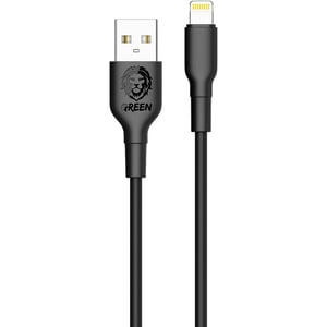 Premium Green Lion USB A to Lightning Cable - Fast Charging & Data Sync for iPhone, iPad - Perfect for Home, Office & Travel