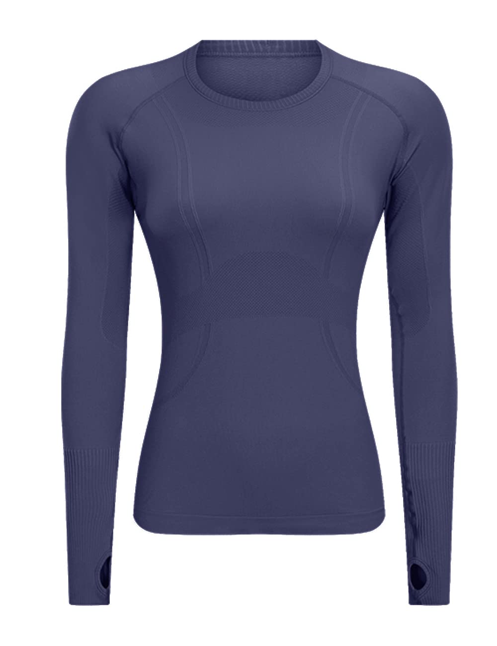 LUYAA Women's Long Sleeve Workout Tops - Breathable Yoga & Gym Athletic Shirt for Women, Slim Fit Exercise Clothing - Perfect for Yoga, Running, Fitness & Casual Wear