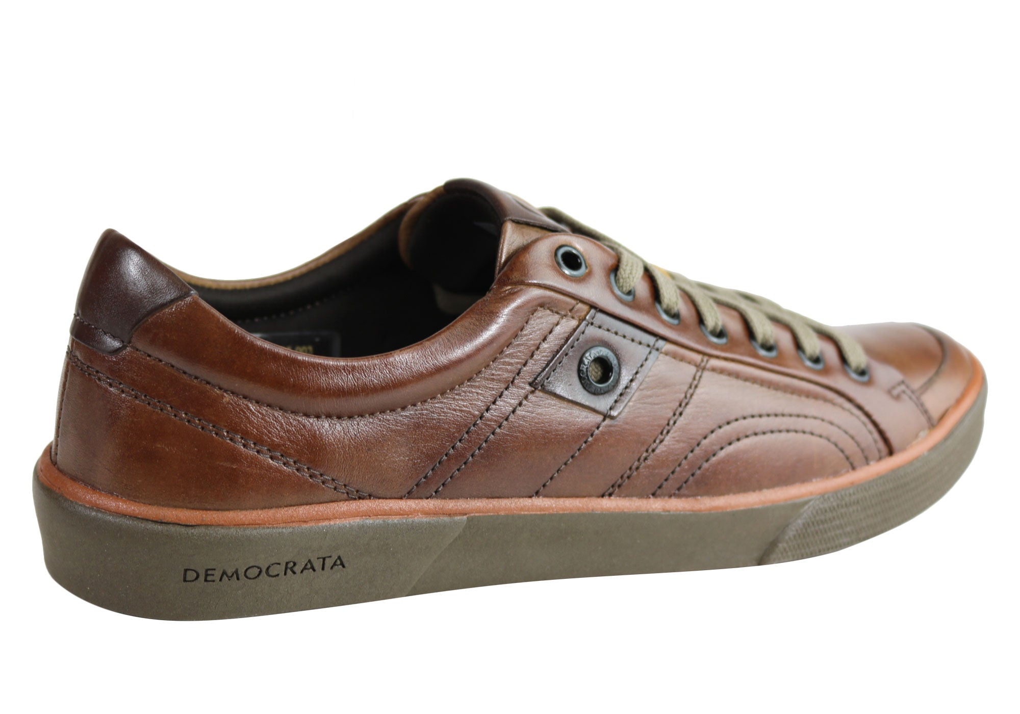 Democrata Voice Men's Leather Lace-Up Casual Shoes - Handcrafted in Brazil - Perfect for Work, Travel & Everyday Wear