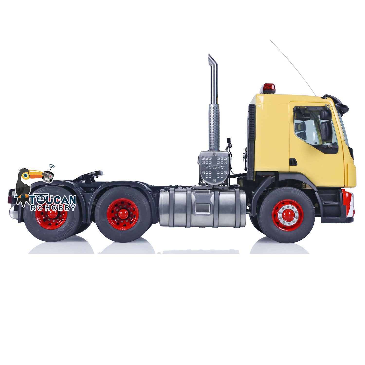 LESU 1/14 Scale 6x6 RC Tractor Truck - 3 Axles Remote Control Car Model, Painted & Assembled, DIY Off-Road Vehicle for Adults & Hobbyists - Perfect for Crawling, Trail Adventures & RC Enthusiast Collections
