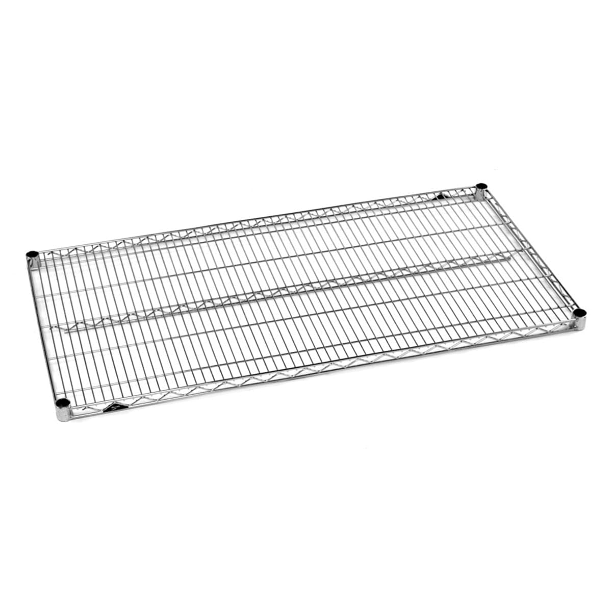 24x48 Inch Chrome Plated Wire Shelf - Heavy Duty Metal Storage Rack for Garage, Kitchen, Pantry & Closet Organization