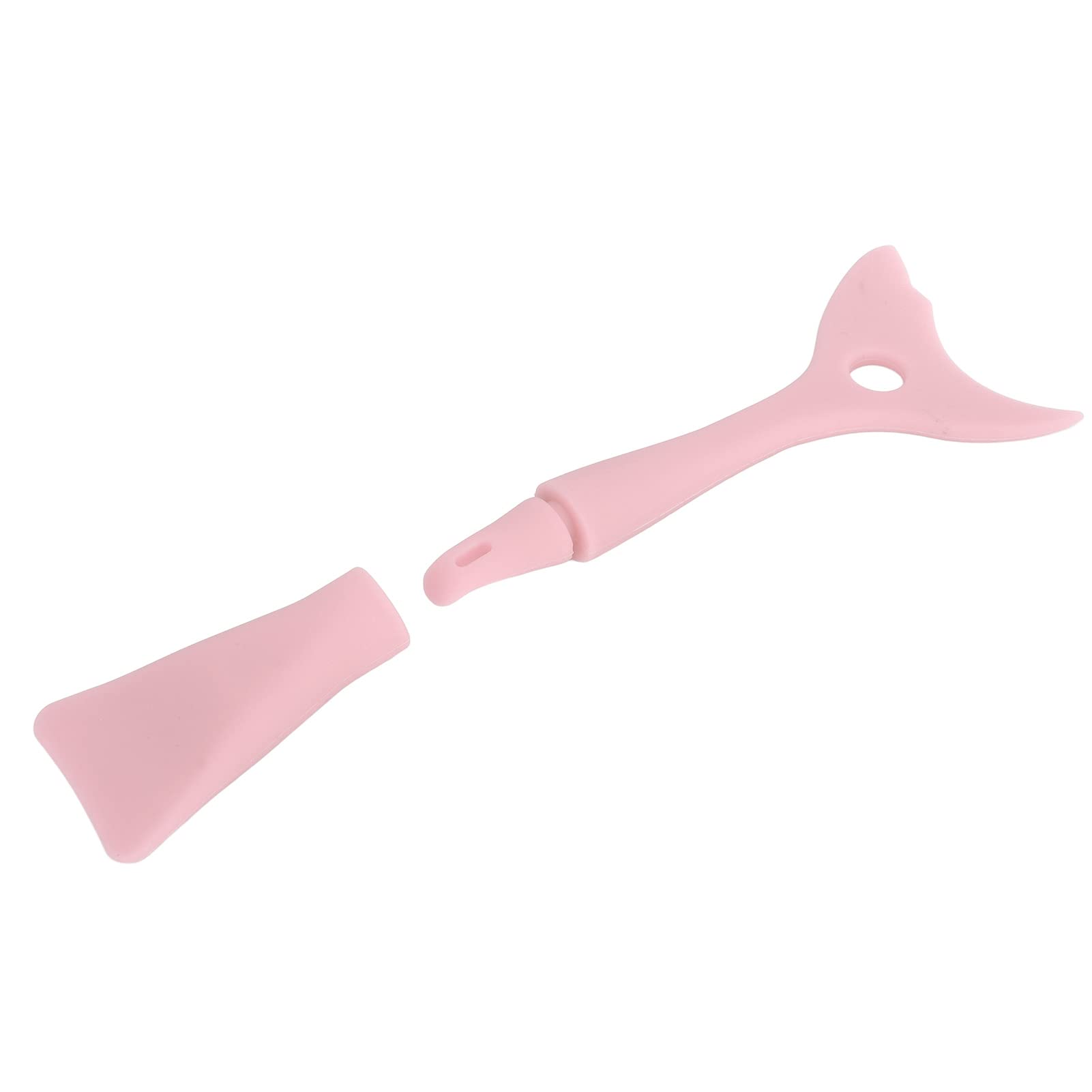 EXCLUZO Detachable Washable Silicone Eyeliner Aid Tool - Flexible Multi-Function Eyeliner Guide for Perfect Winged Eyeliner - Soft Portable Pink Makeup Accessory for Home & Travel (Great for Beginners & Professionals)