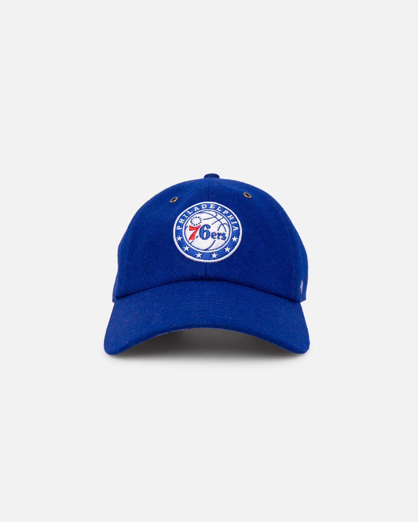 47 Brand Philadelphia 76ers Wool Snapback Hat - NBA Team Logo Adjustable Strapback Cap in Royal Blue - Perfect for Basketball Games and Streetwear Fashion