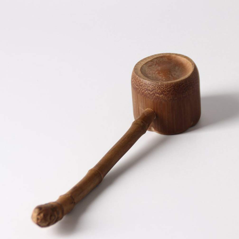 Premium Bamboo Tea Ceremony Water Ladle - Traditional Japanese Style Scoop for Matcha, Cooking & Restaurants - Durable Kitchen Gadget for Home & Professional Use - Perfect for Tea Brewing, Soup Serving & Liquid Measuring