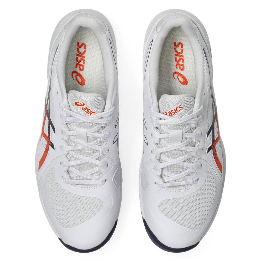 ASICS Solution Swift FF 2 Men's Tennis Shoes - Lightweight Performance Court Shoes for Men in White/Nova Orange - Perfect for Competitive Tennis Matches & Training Sessions