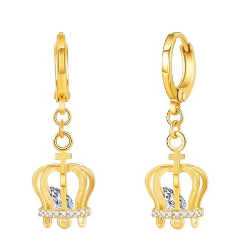 crown earrings