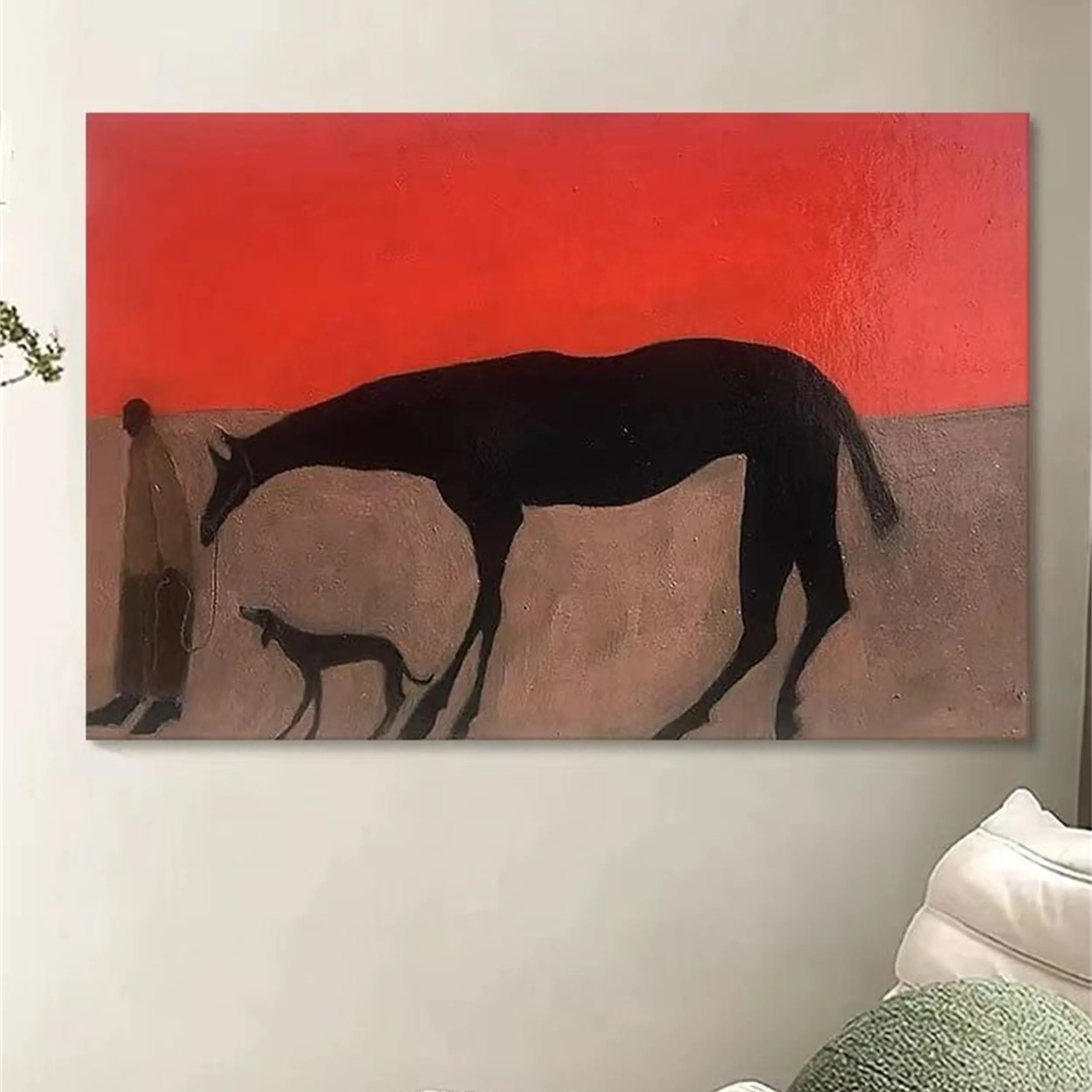 Animal Art Painting #AP025 - Handmade Wildlife Canvas Art for Home & Office Decor | Perfect for Living Room, Bedroom, or Gift