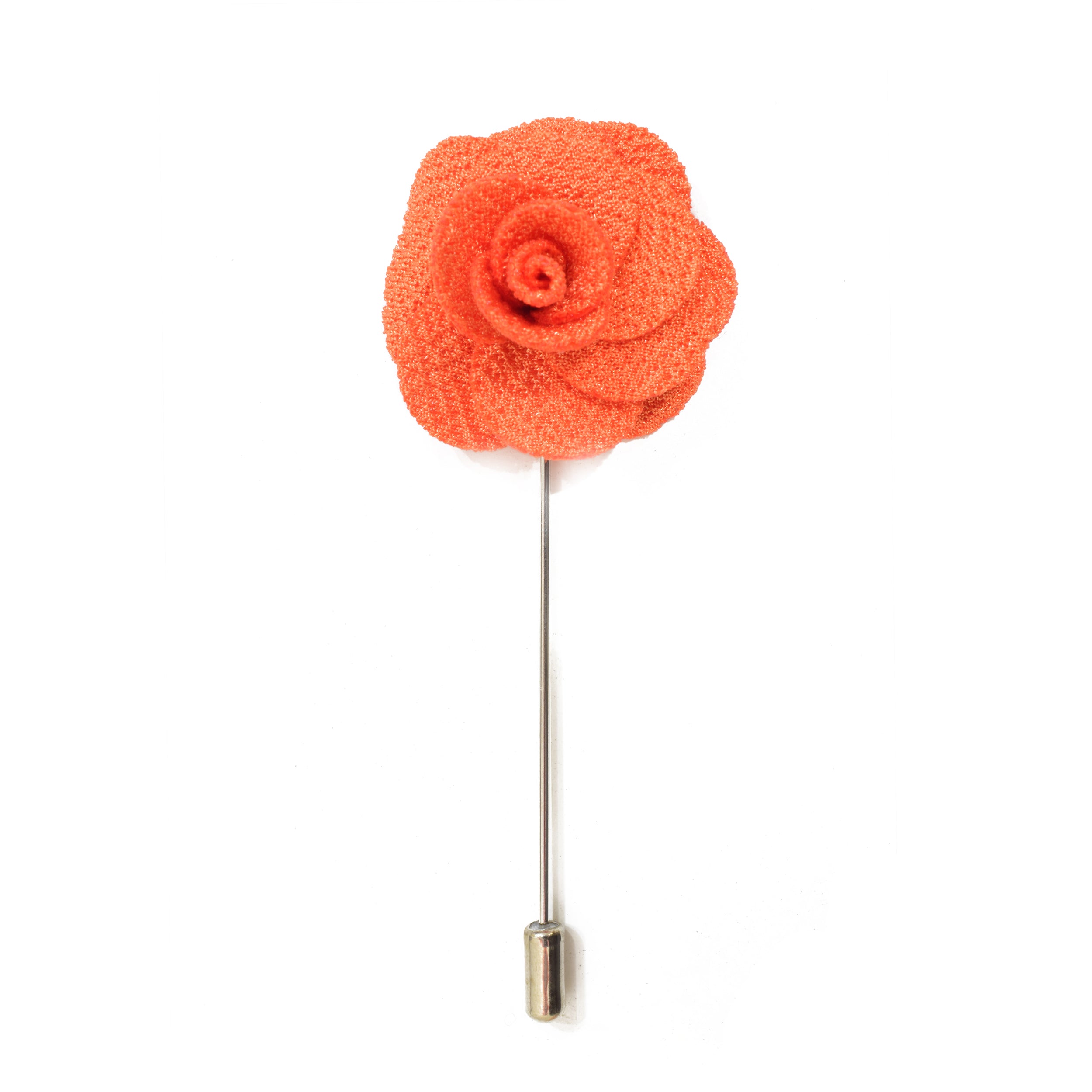Stylish Orange Petal Lapel Pin - Elegant Floral Brooch for Suits, Blazers & Dresses | Perfect for Weddings, Parties & Office Wear