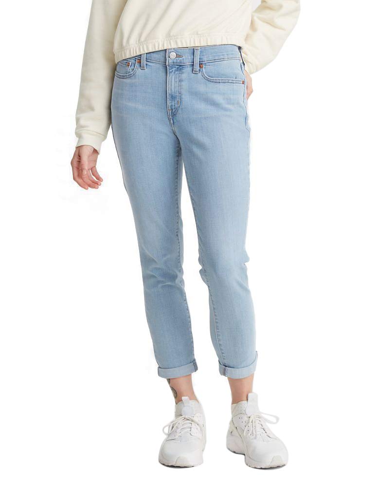 Levi's Women's New Boyfriend Jeans - Relaxed Fit Distressed Denim Pants for Casual Wear & Everyday Outfits