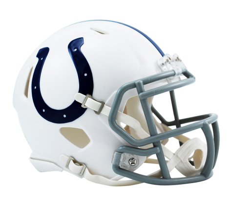Indianapolis Colts Speed Mini Helmet - Authentic NFL Collectible for Fans & Display - Perfect for Home, Office, or Game Day Decor