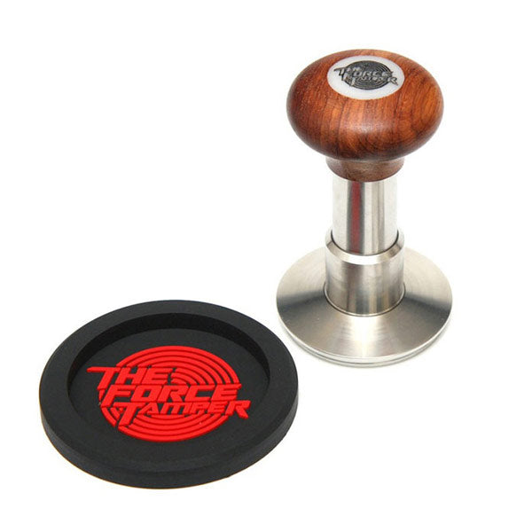 Premium 58mm Coffee Tamper - The Force Tamper for Espresso Machines, Perfect for Baristas & Home Brewing - Durable Stainless Steel Base & Ergonomic Handle for Consistent Pressure & Professional Results - Ideal for Espresso Shops, Cafes & Home Coffee Stations
