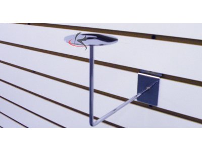 RK-SWML Slatwall Hat Display Brackets - 25 Pack for Retail Store & Boutique Hat Organization & Display