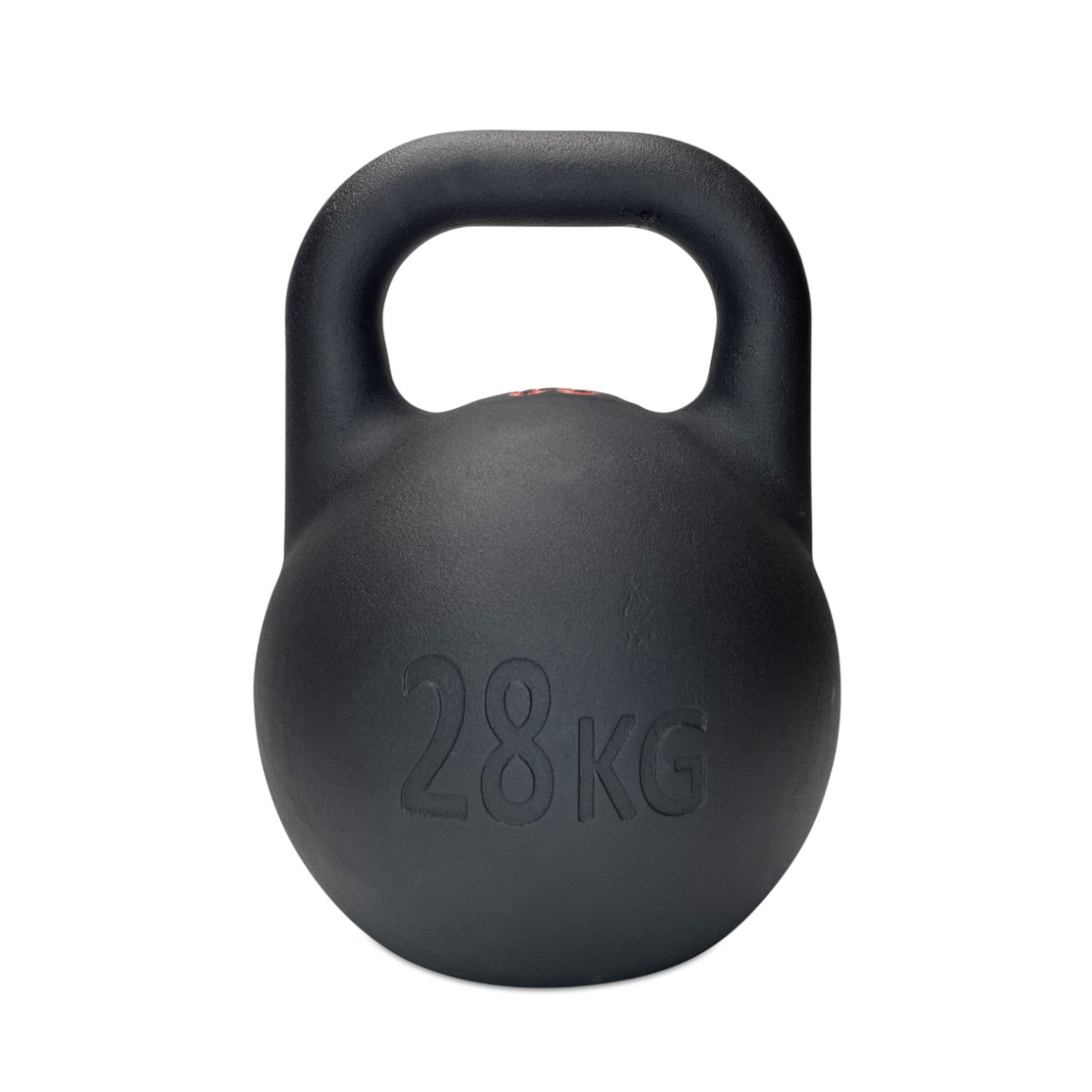 Premium 28KG Competition Kettlebell - Professional Black Cast Iron Weight for CrossFit, Strength Training & Home Gym Workouts