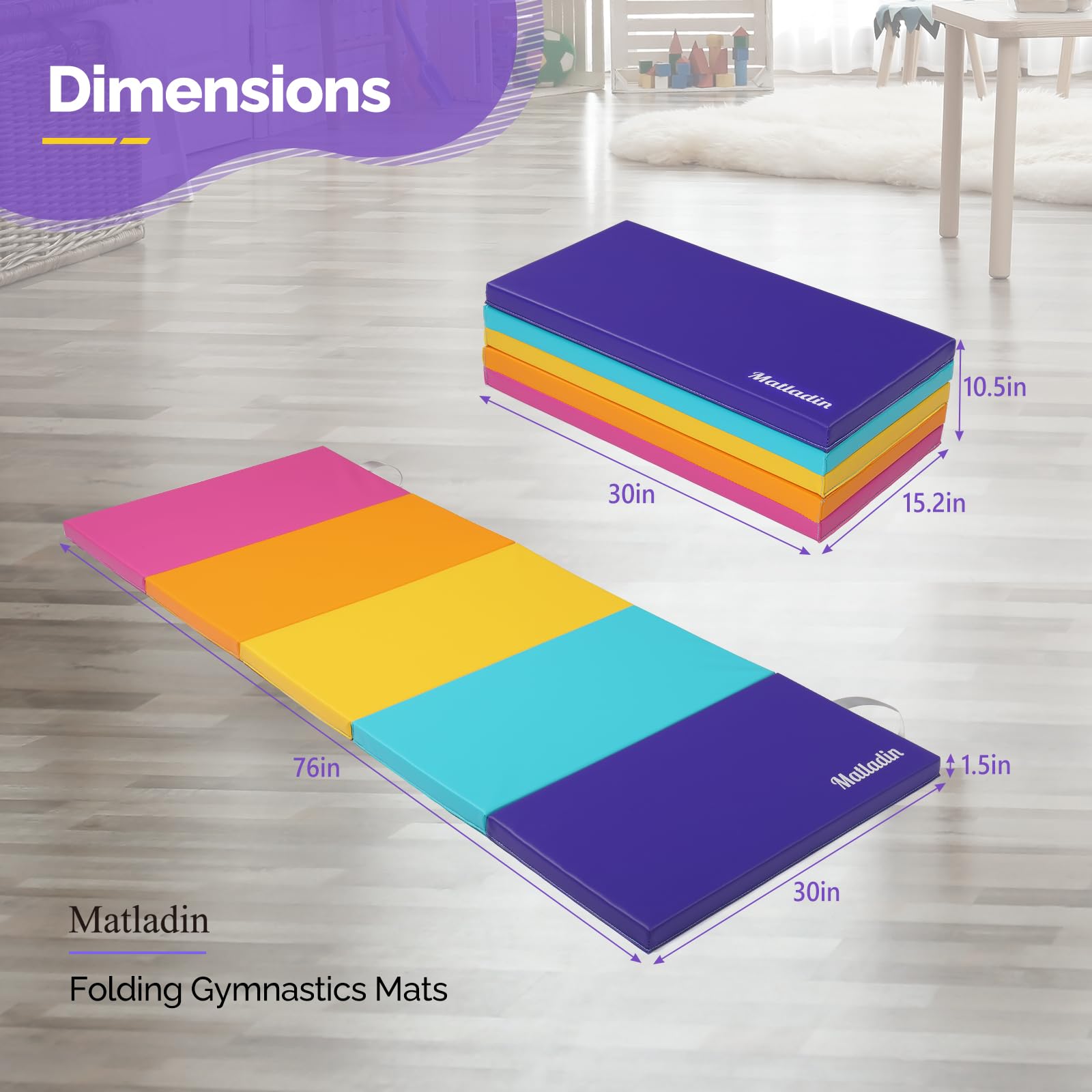 Foldable Exercise Mat 76