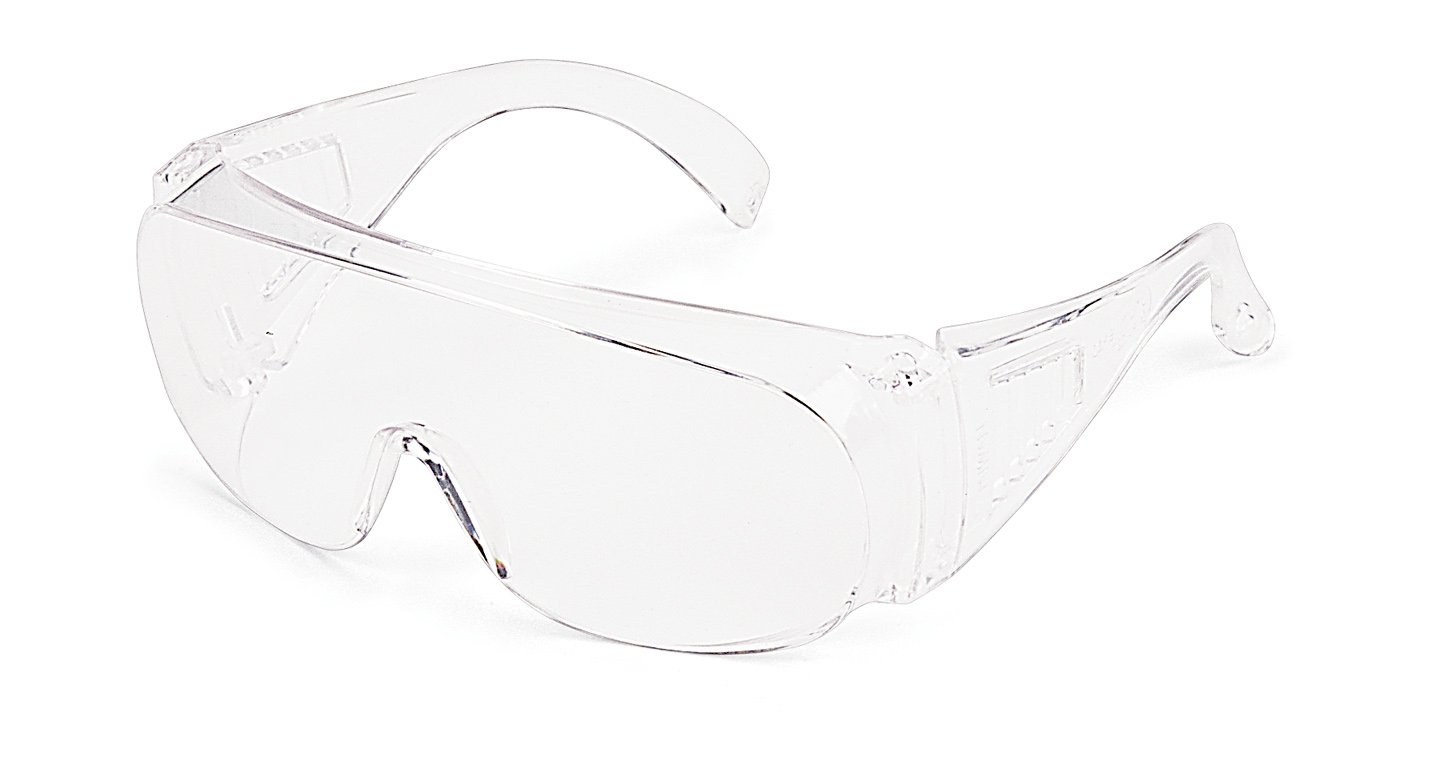 Gateway Safety 5880B Utility VS Safety Glasses - Clear Lens & Frame (100 Pack) - Ideal for Construction, Woodworking, and DIY Projects