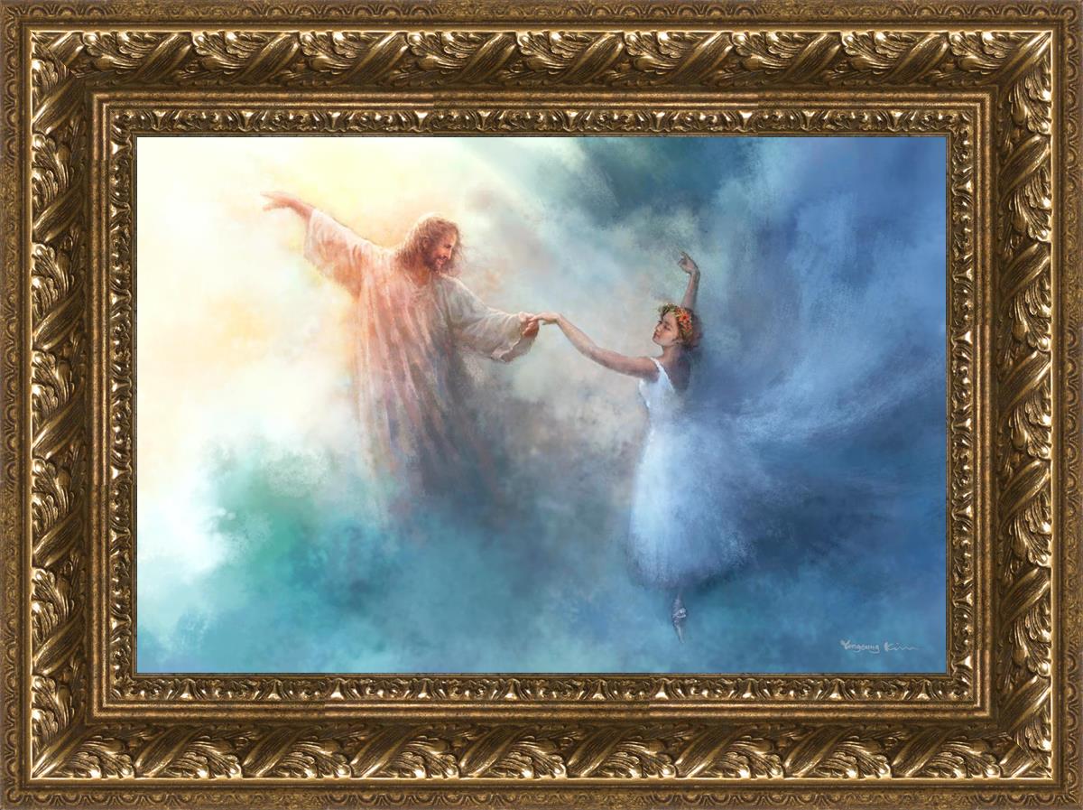 A Pas De Deux By Yongsung Kim - Ballet Dance Art Print - Elegant Wall Decor for Home, Office & Dance Studios
