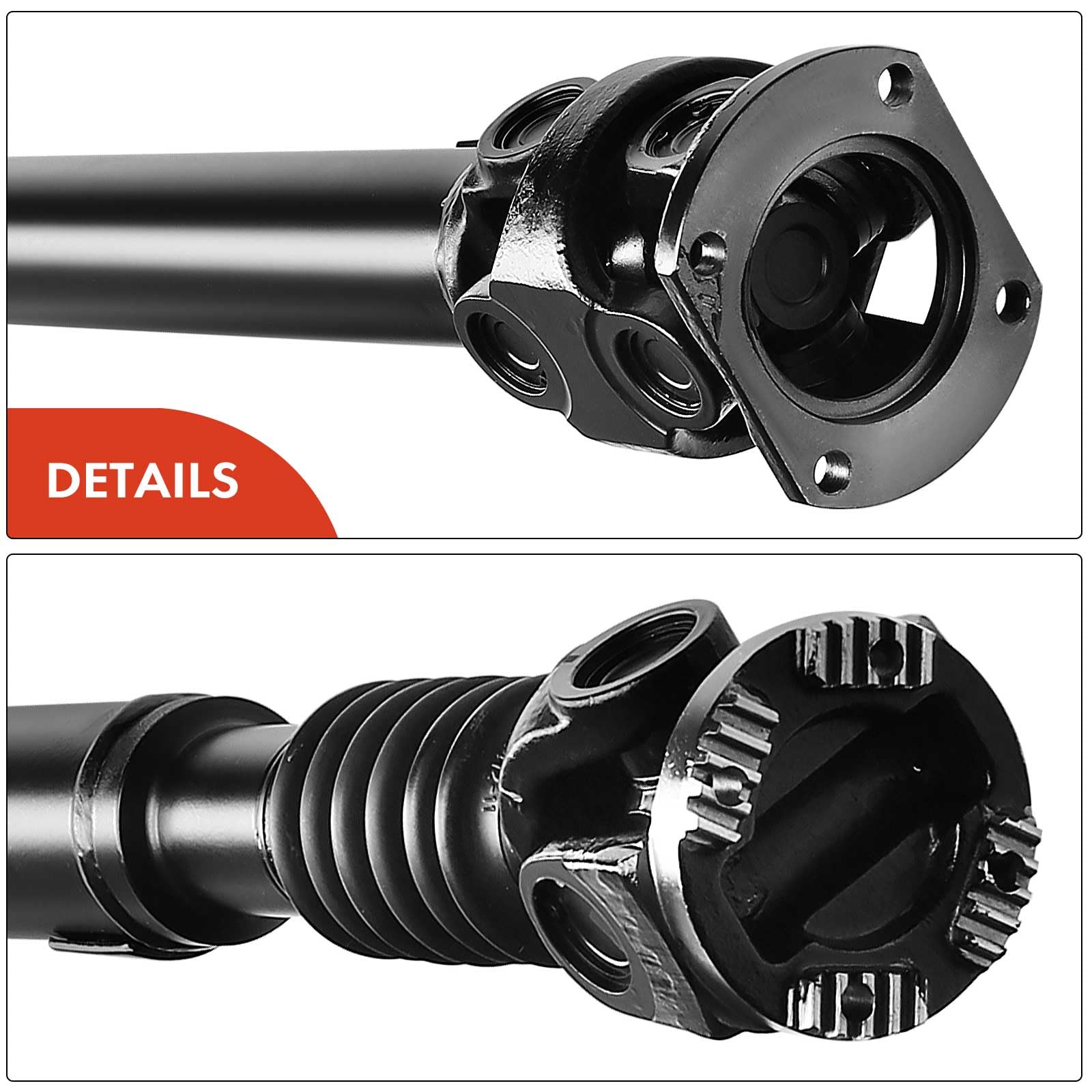 Premium Front Drive Shaft Prop Shaft for Dodge Ram 2500 3500 2003-2013 Pickup Trucks - Auto Transmission 4WD Replacement Part #52123326AB #52105934AB - Perfect for Off-Roading, Towing & Heavy-Duty Use