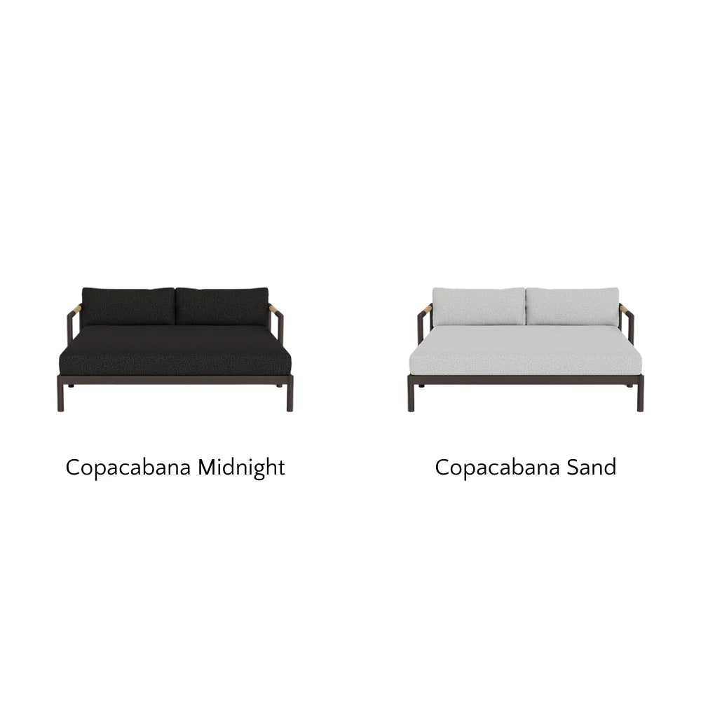 Breeze XL Daybed - Modern Outdoor Patio Lounger with Cushion, Waterproof & UV Resistant - Perfect for Poolside, Garden, or Backyard Relaxation