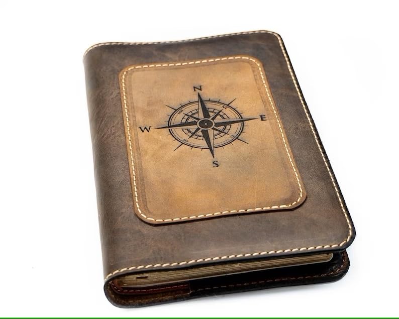 NASB Genuine Leather Large Print Bible - Personalized Engraved Gift for Weddings & Graduations | Handmade in USA
