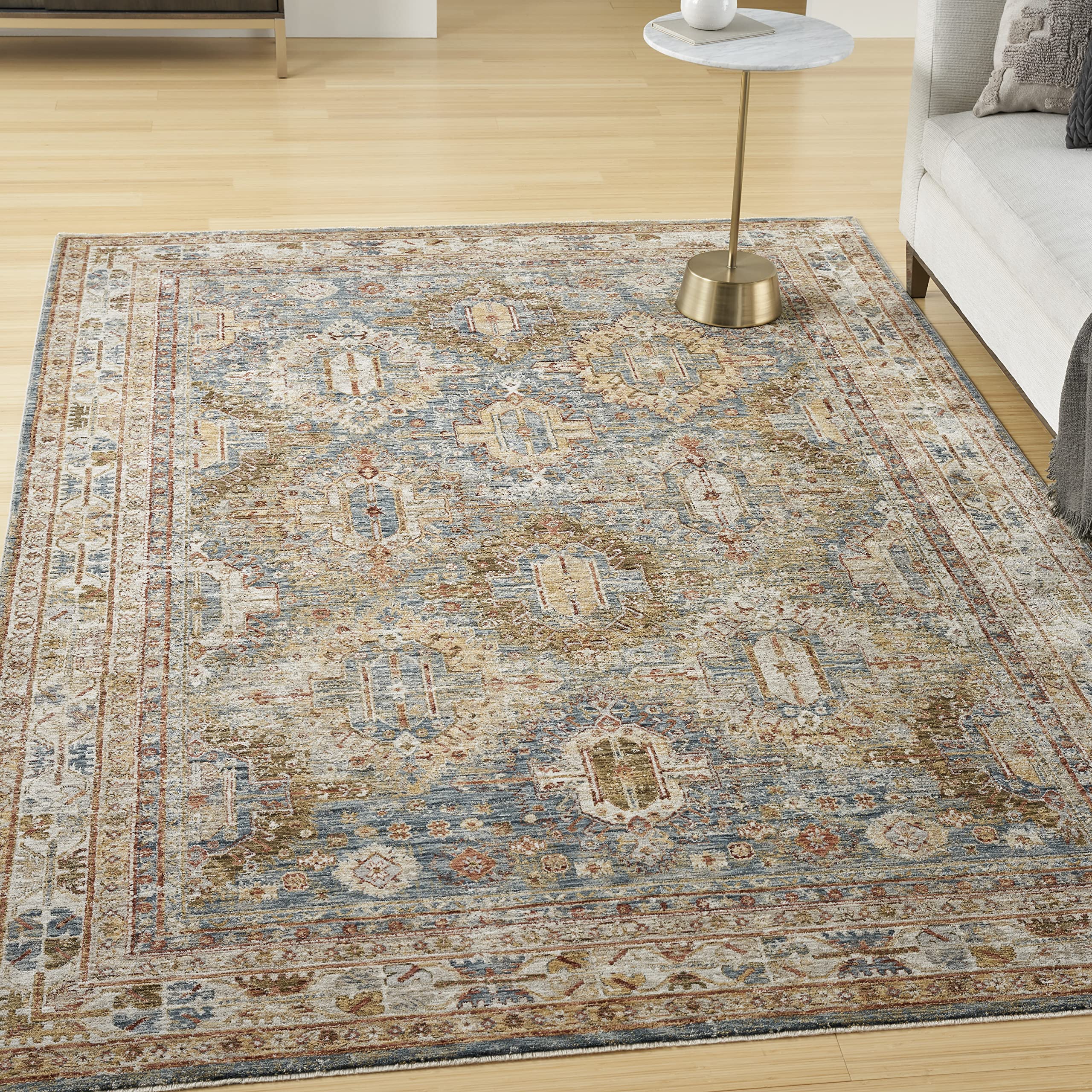 Nourison Petra Blue 7'10
