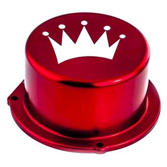 Red Vacuum Pump Cover for 15-16 Subaru WRX - Billet Aluminum Replacement Part (1 Pack) - Perfect for Engine Bay Upgrades & Performance Modifications