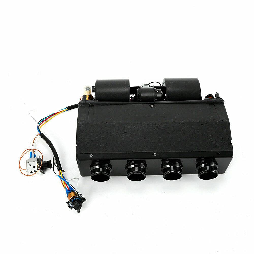TBVECHI AC Evaporator & Heater Kit - 12V 3-Speed Automotive HVAC System with 600 CFM Airflow & Thermostat - Compatible with Cars and Trucks | Perfect for Cabin Cooling & Heating in All Seasons