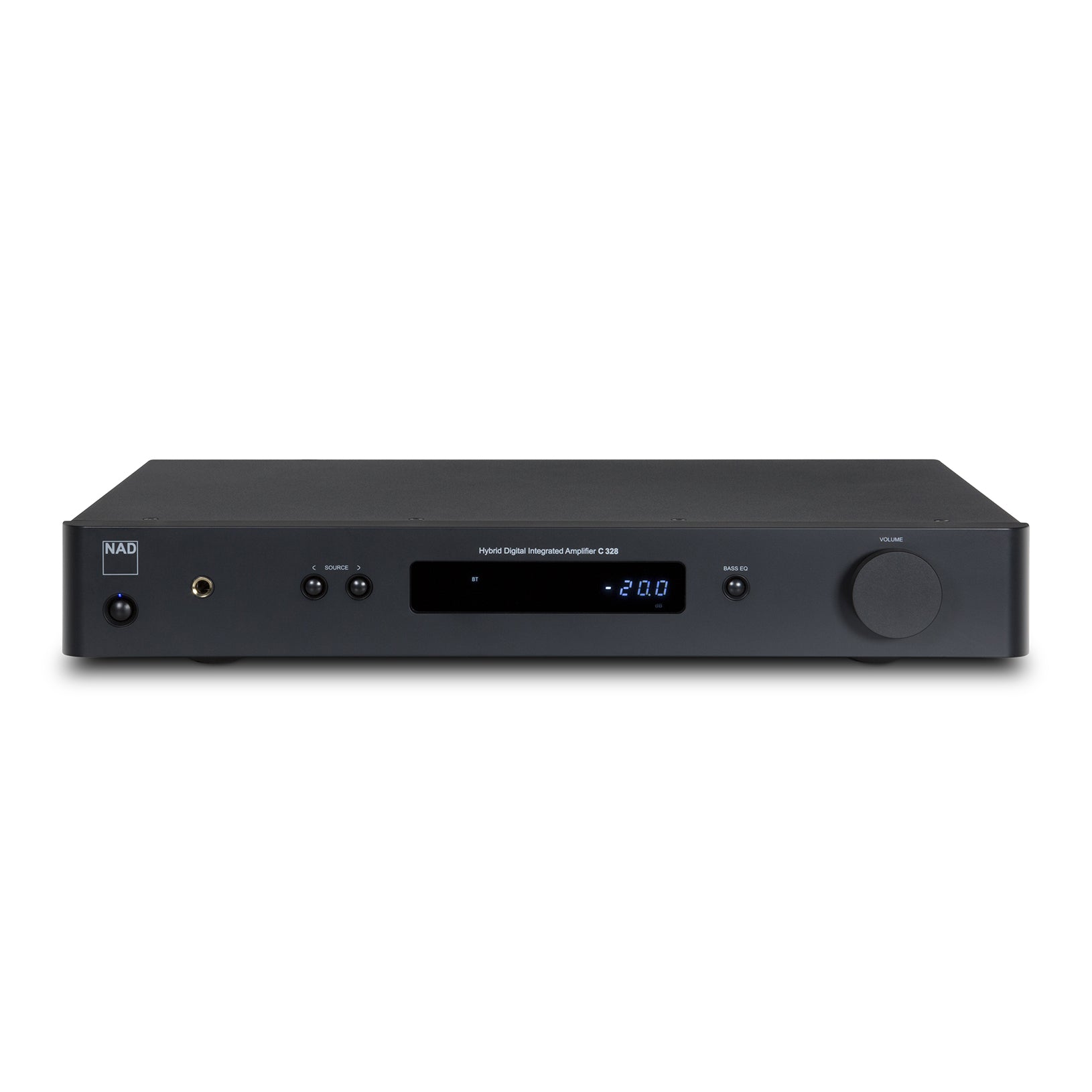 NAD C328 Hybrid Digital DAC Amplifier - High-Fidelity Stereo Receiver with Bluetooth, USB & Phono Inputs for Home Audio & Vinyl Record Players | Perfect for Living Room, Office & Music Studio Setup