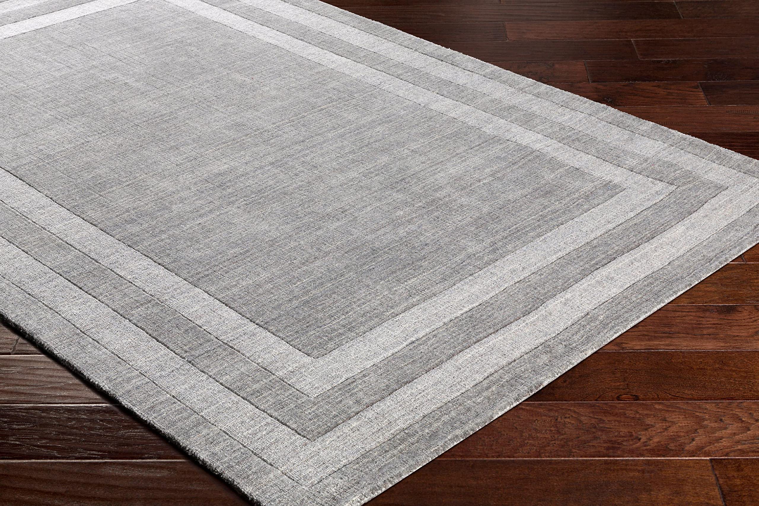 Mark&Day 2x3 Mardian Modern Medium Gray Area Rug - Soft Silver Grey Carpet for Living Room, Bedroom, Kitchen - Non-Slip Floor Mat for Home Decor & Cozy Spaces (2' x 3')