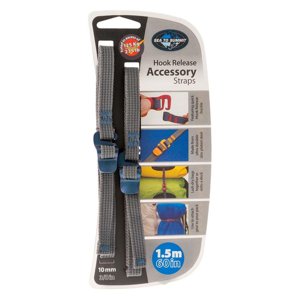 10mm Nylon Accessory Straps with Quick-Release Hook - 1.5M/60