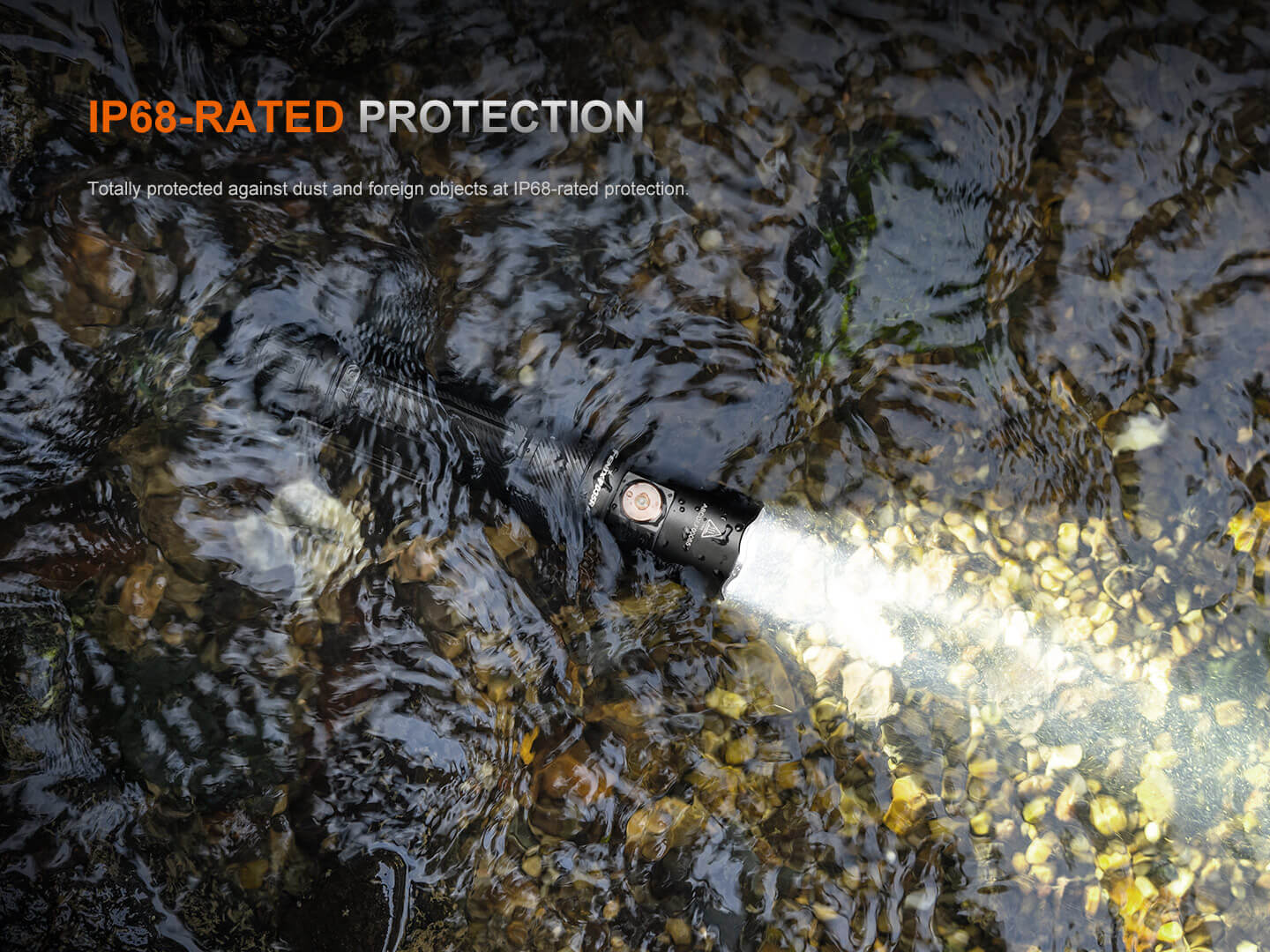 Fenix PD35R ACE Rechargeable Tactical Flashlight - 1600 Lumens, 5 Modes, IP68 Waterproof - Perfect for Camping, Hiking, Emergency & Outdoor Adventures