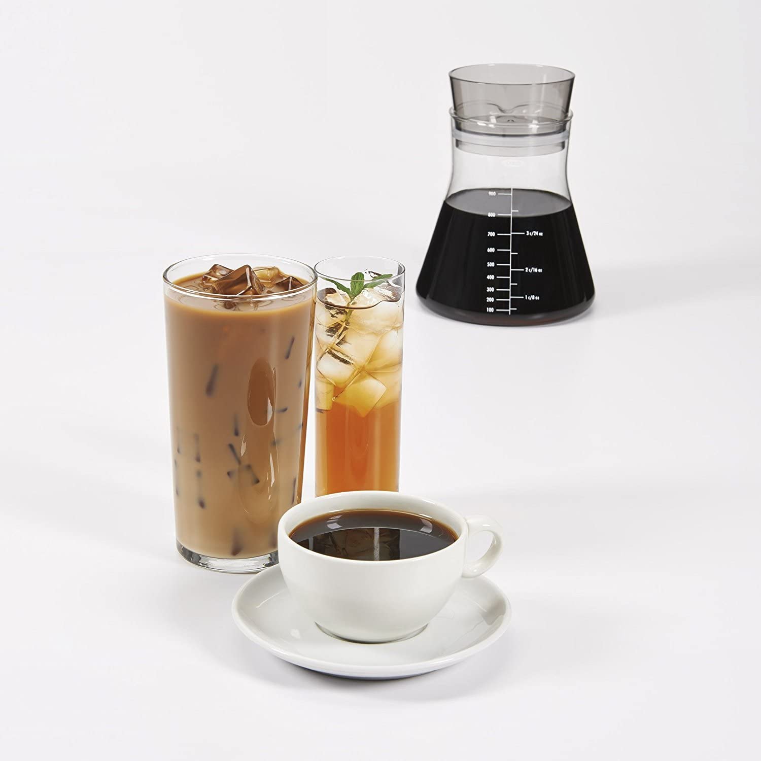 OXO Good Grips 32oz Cold Brew Coffee Maker with 50 Paper Filters - Iced Coffee Maker for Home, Office & Outdoor Use