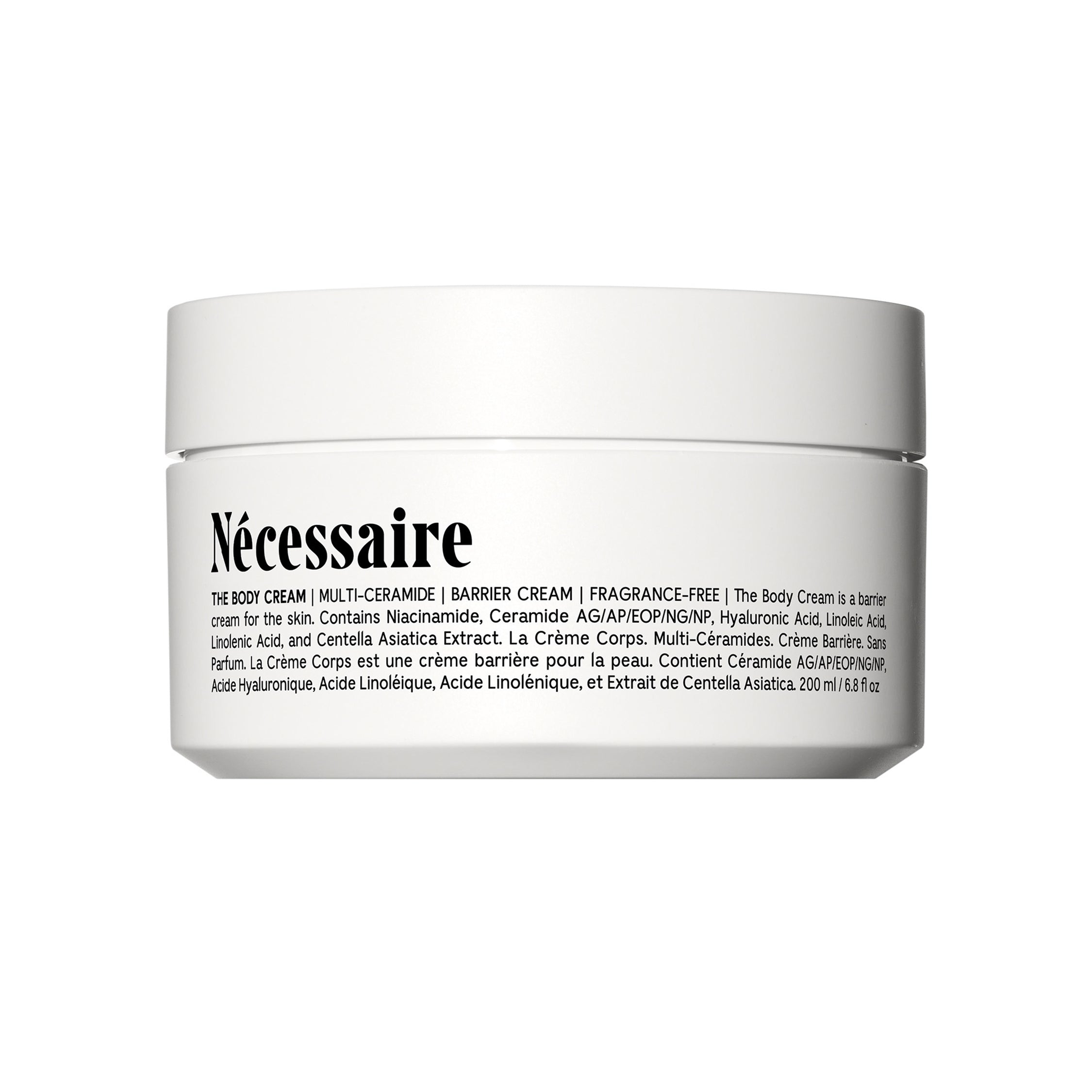 Fragrance-Free Body Cream for Dry & Sensitive Skin - Hydrating & Soothing Moisturizer for Daily Use, Night Care & Post-Shave Relief