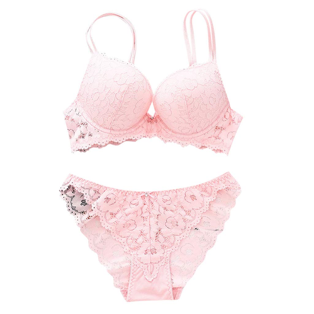 Sexy Lace Bra Set for Women - Push Up Underwire Lingerie & Panty Set - Perfect for Date Night, Wedding, and Special Occasions