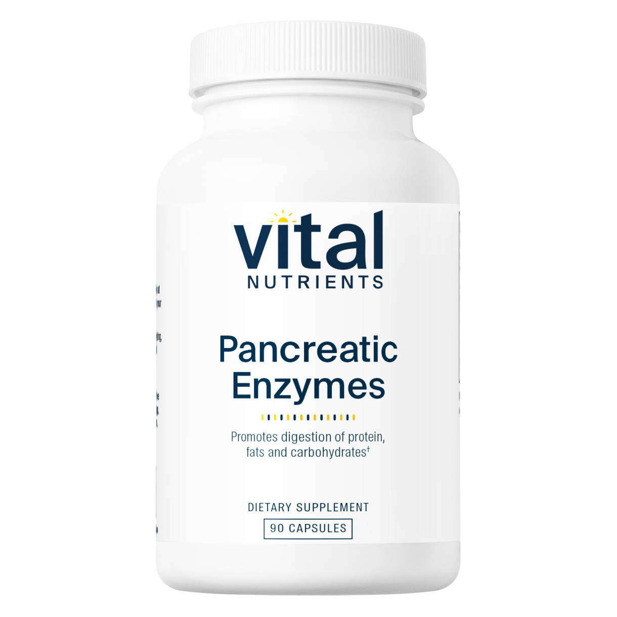 Vital Nutrients Pancreatic Enzymes 1000mg Full Strength Supplement - Supports Digestion & Nutrient Absorption for Optimal Gut Health