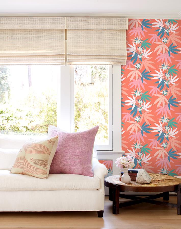 Nathan Turner 'Girls Best Friend' Wallpaper in Persimmon - Perfect for Nursery, Bedroom & Home Decor