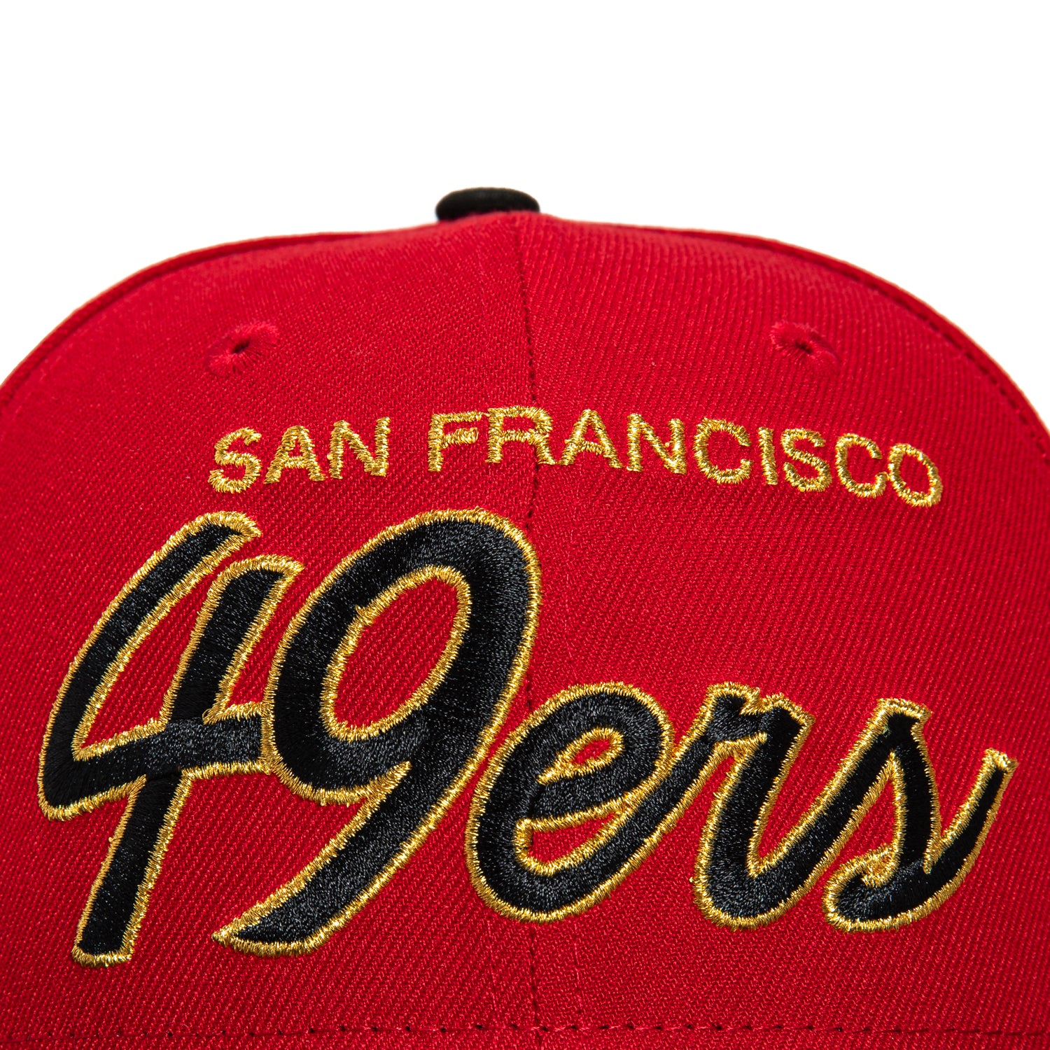 New Era 59Fifty San Francisco 49ers 30th Anniversary Champions Patch Snapback Hat - Red & Black - Official NFL Licensed Baseball Cap for Men & Women - Perfect for Game Day, Sports Events & Fan Collection