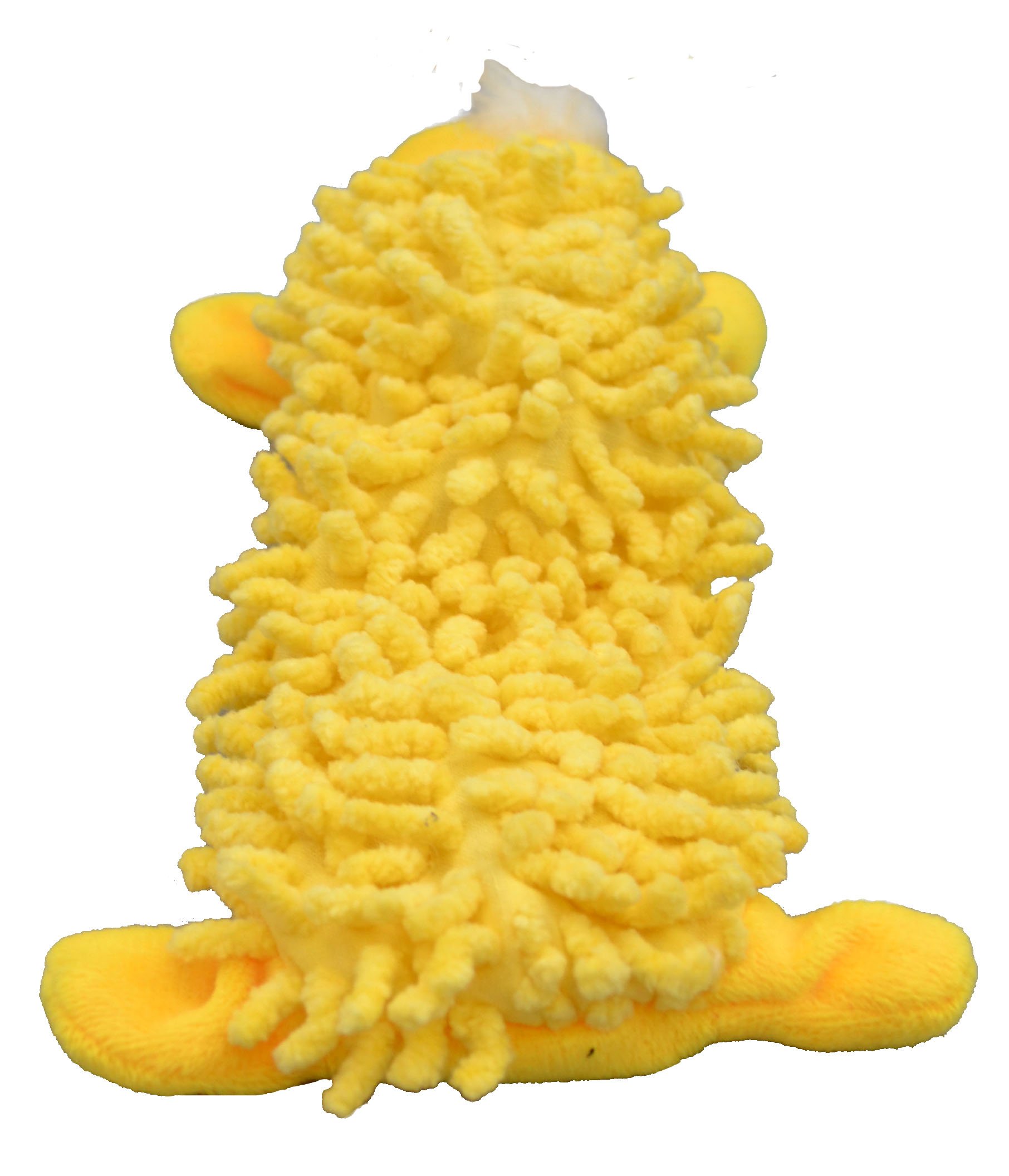 Durable Shaggy Lite Squeaky Duck Dog Toy for Small & Medium Dogs - Interactive Chew Toy for Indoor & Outdoor Playtime