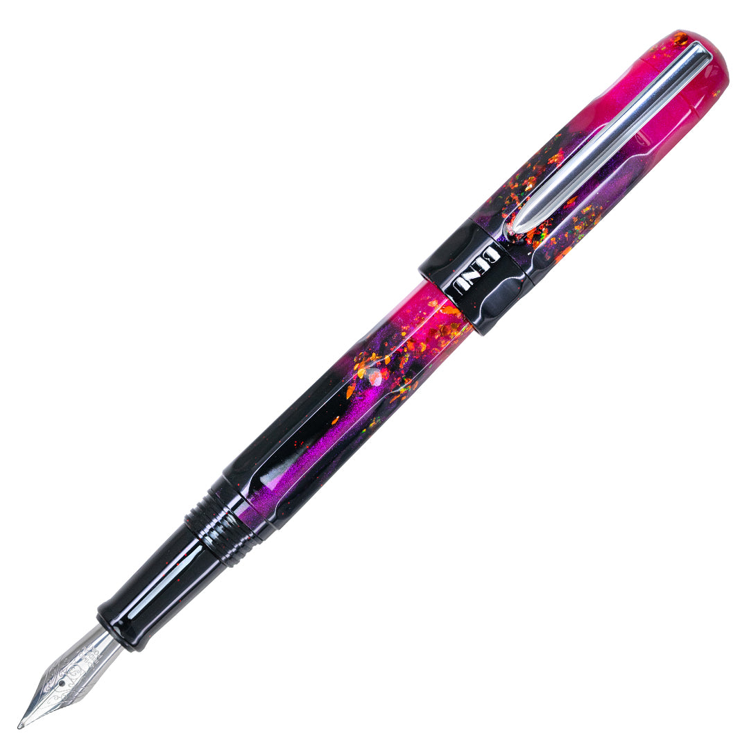 Benu Talisman Fountain Pen - Lily of the Incas Design Luxury Writing Instrument for Calligraphy, Journaling & Gift Giving