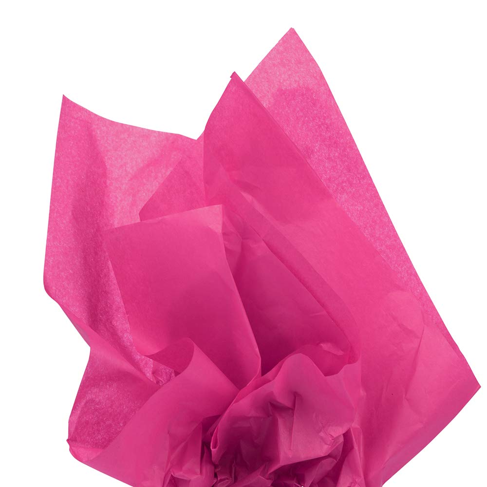 JAM PAPER Fuchsia Tissue Paper - 20 Sheets per Pack - Perfect for Gift Wrapping, Party Decorations & Craft Projects