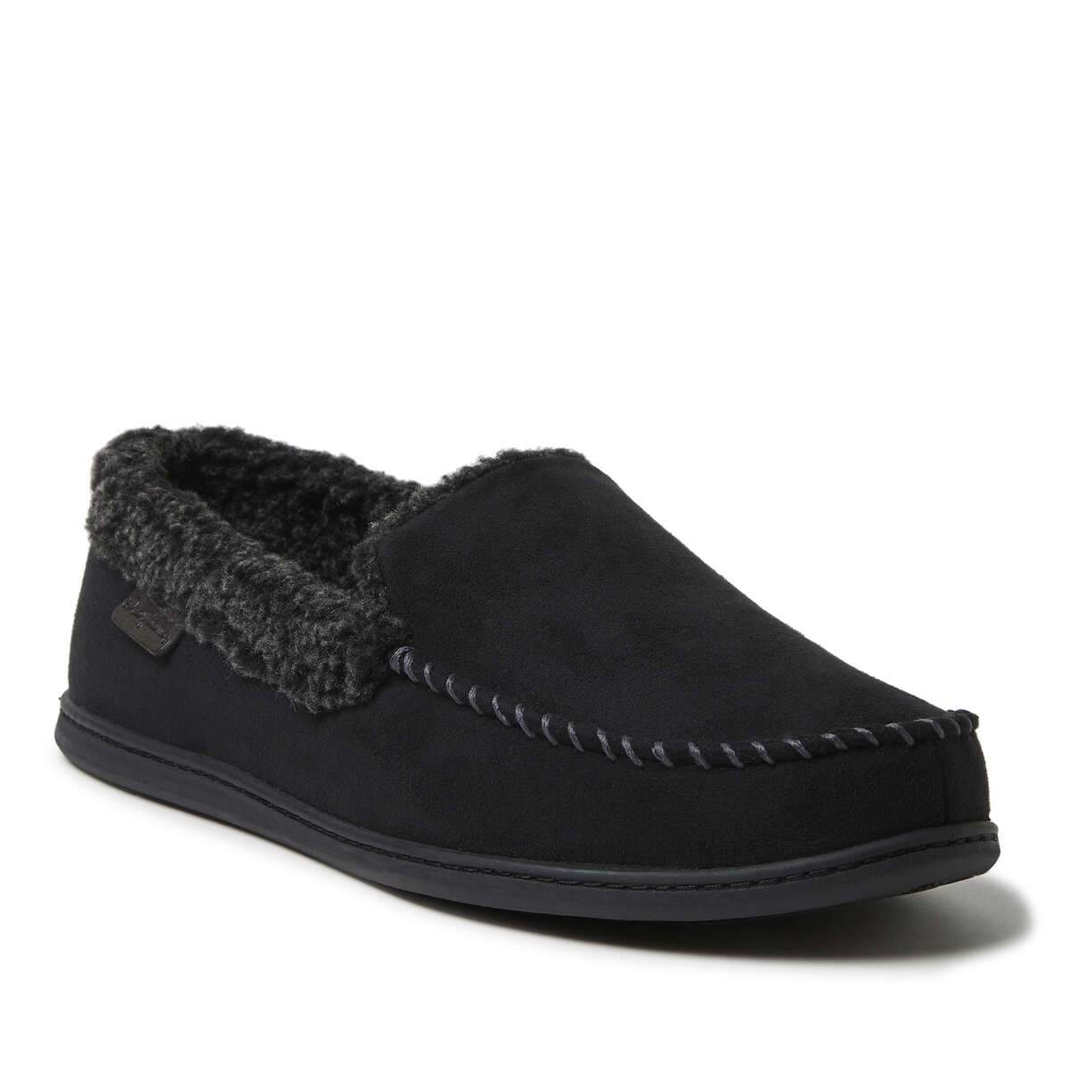 Eli Microsuede Moccasin Slippers for Women - Soft Indoor/Outdoor House Shoes with Memory Foam - Cozy Home, Office & Travel Comfort