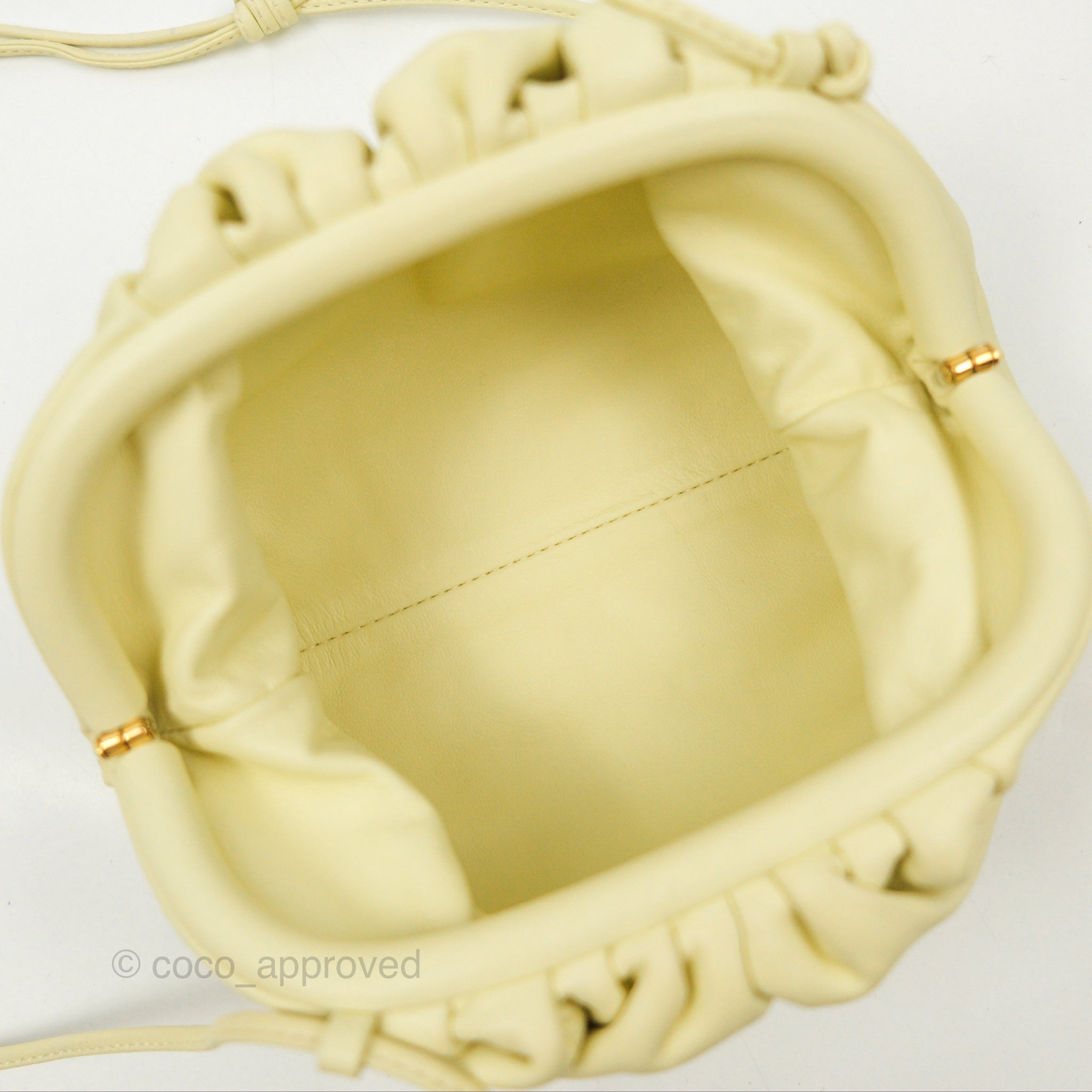 Bottega Veneta Mini Pouch in Butter Calfskin - Zest Washed Leather Crossbody Bag for Women | Perfect for Evening Out, Party & Travel Accessories