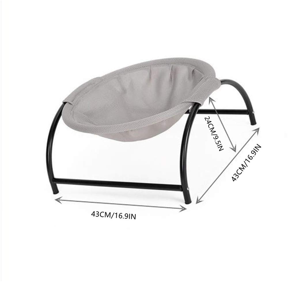Premium Elevated Cat Hammock Bed - Detachable Pet Bed for Kittens & Puppies - Soft Sleeping Bed for Indoor & Outdoor Use - Perfect for Lounging, Napping & Sunbathing