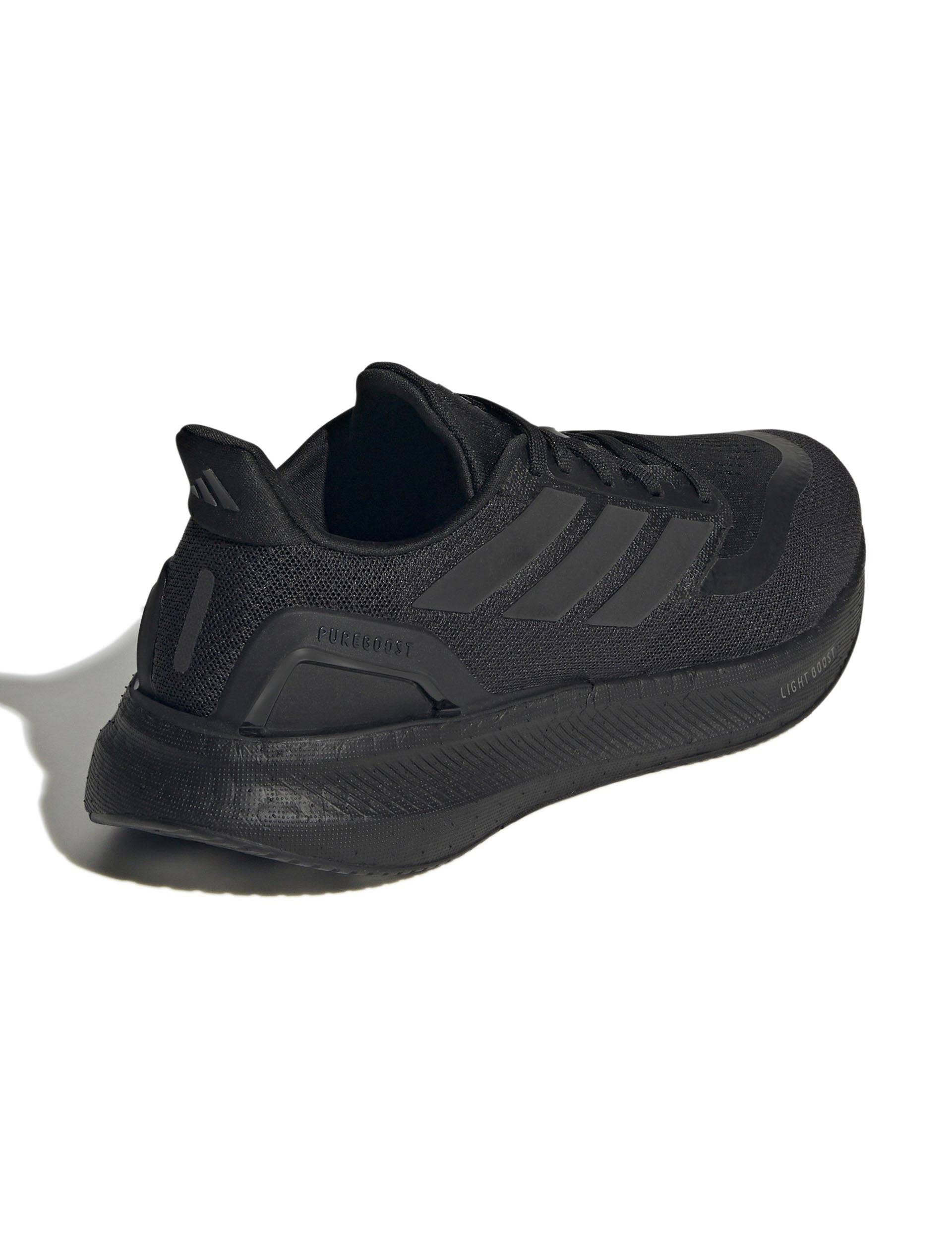 Pureboost 5 Running Shoes for Men & Women - Lightweight Comfortable Core Black Athletic Sneakers | Perfect for Jogging, Gym Workouts & Daily Walking