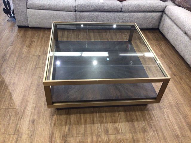 Vanguard Furniture Rosco Square Cocktail Table - Modern Coffee Table for Living Room, Home Decor Centerpiece for Small Spaces & Apartments - Perfect for Entertaining Guests or Relaxing with Family